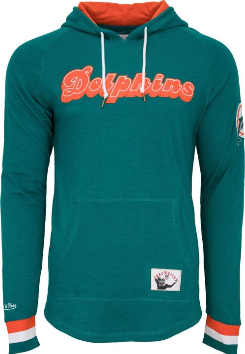 Mitchell & Ness Slub Jersey Hoody - Miami Dolphins - XXL (XXL)