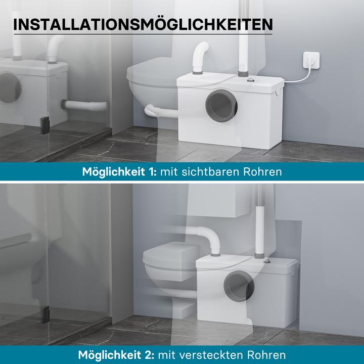 Actual product image Wiltec Toiletten-Abwasserpumpe