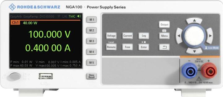 Rohde & Schwarz Single-channel power supply 0 V to 100 V