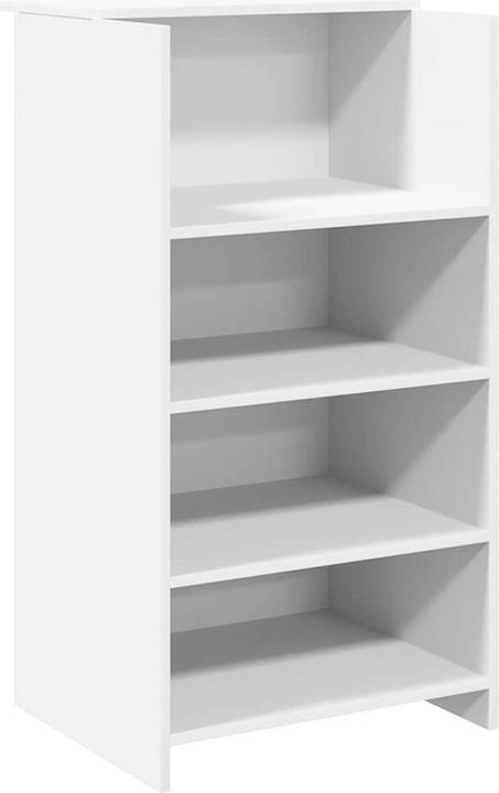 Produktbild VidaXL Empfangstheke Weiss 55x50x103,5 cm Holzwerkstoff Empfangstresen