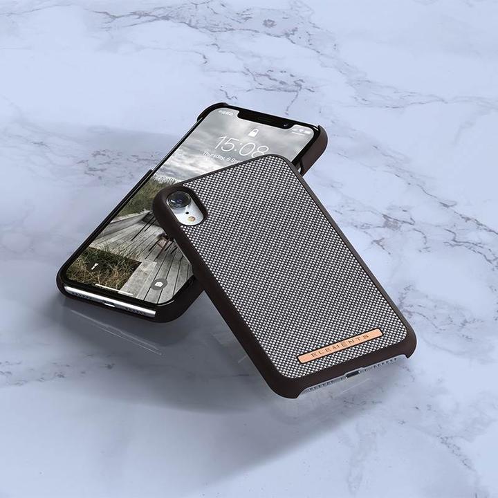 Productafbeelding Nordic Elements Saeson Idun - iPhone XR (Donkerbruin Patroon 1) Doek Etui (Apple iPhone XR)
