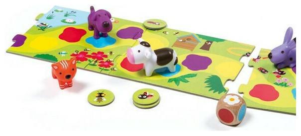 Actual product image Djeco Little Circuit (German, French, Italian, English)