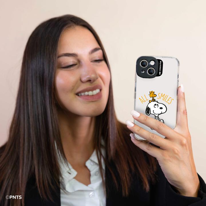 Image du produit SBS case&me Peanuts cover cam logo iPhone 14 design4 Snoopy All Smiles Classic (Apple iPhone 14)