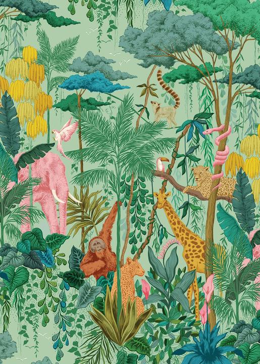 Actual product image Gibsons Puzzle 1000 pieces The Art File: Jungle Animals (1000 pieces)