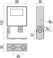 Produktbild Spittler LED-Strahler 10W FOCUS+ 3000K 611lm anth 1LED IP65 mt Konv engstrahlend (611 lm, IP65)