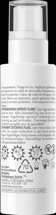 Actual product image Avène Sun Expert Anti-Pigmentation Fluid SPF50+ 40ml (Sun cream face, SPF 50+, 40 ml)