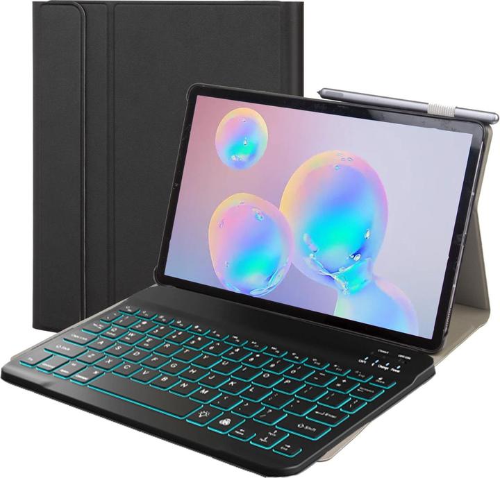 Actual product image Lobwerk 2in1 Bluetooth Keyboard and Cover for Samsung Galaxy Tab S6 Lite SM-P610 SM-P615 Case Protective