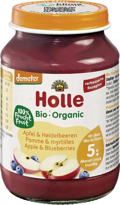 Image du produit Holle pomme et myrtille (190 g)