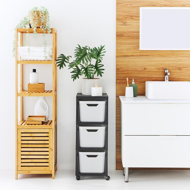 Image du produit Rotho Tour avec roulettes 3 x 16 l JIVE