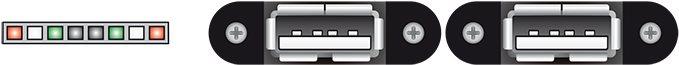 Produktbild Delock USB-Kabel intern auf extern (0.25 m)