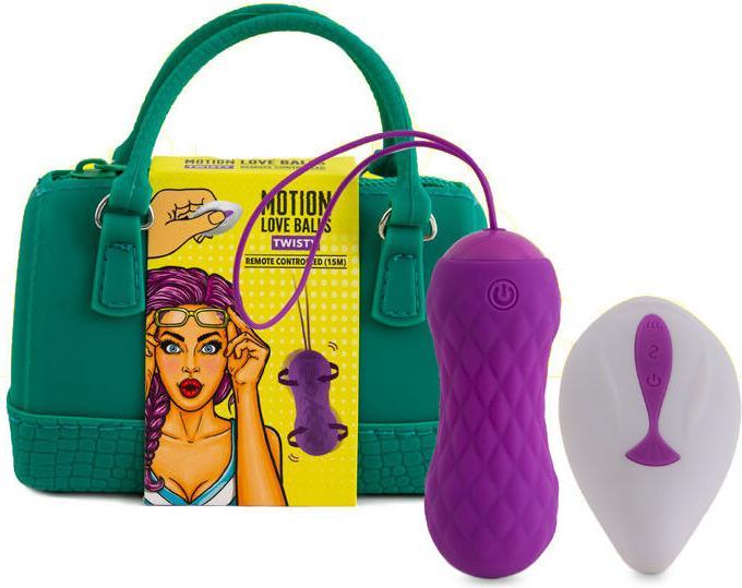 Actual product image FeelzToys Remote Controlled Motion Love Balls Twisty