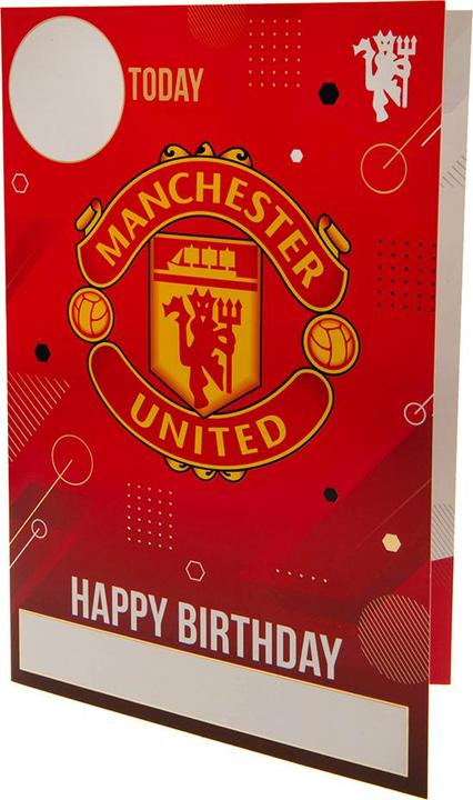 Manchester United FC Birthday Card With Stickers (1 pcs.)