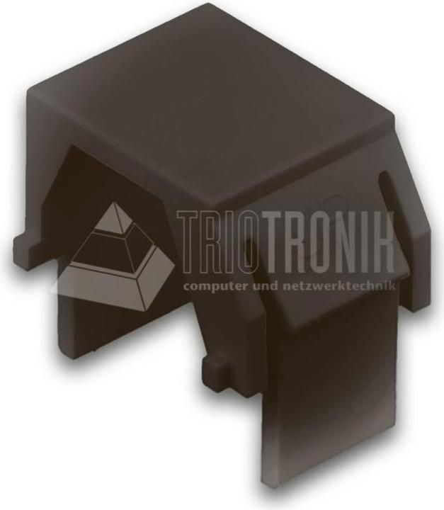 Produktbild Wirewin WKS Blindeinsatz für Keystoneauslässe, schwarz Keystone System (Blindmodul)