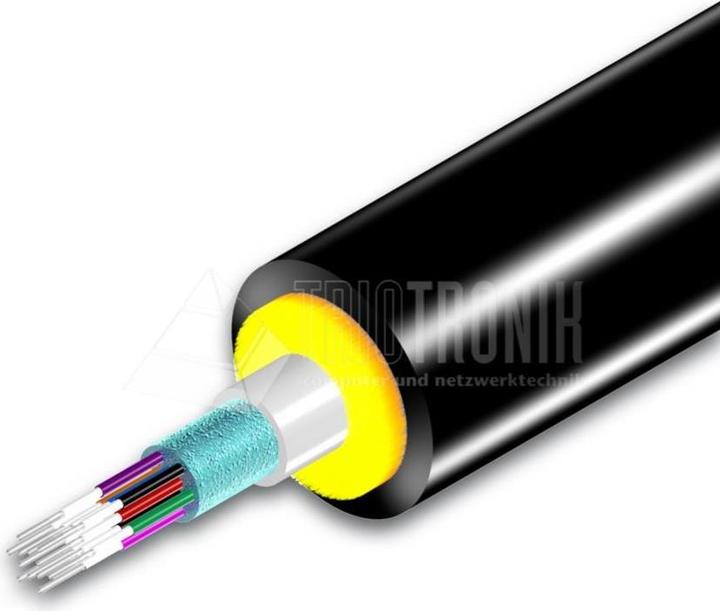 Produktbild Lightwin Universalkabel U-DQ (ZN) BH, MM 50/125µm, OM2, 12 Fasern LWL Kabel