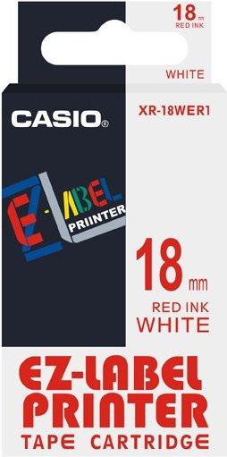 Produktbild Casio XR-18WER1 Etikettenband (1.80 cm, Rot)