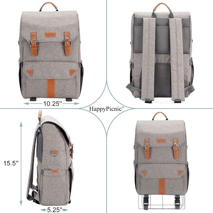 Produktbild HappyPicnic Isolierter Picknickrucksack inkl. Picknickteppich