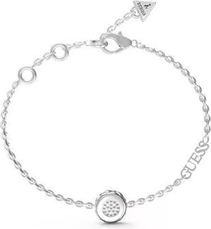 Guess Stylish Steel Bracelet With Zircons (14.50 cm)