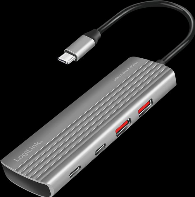 Actual product image LogiLink UA0414 (USB-C, 10 Ports)