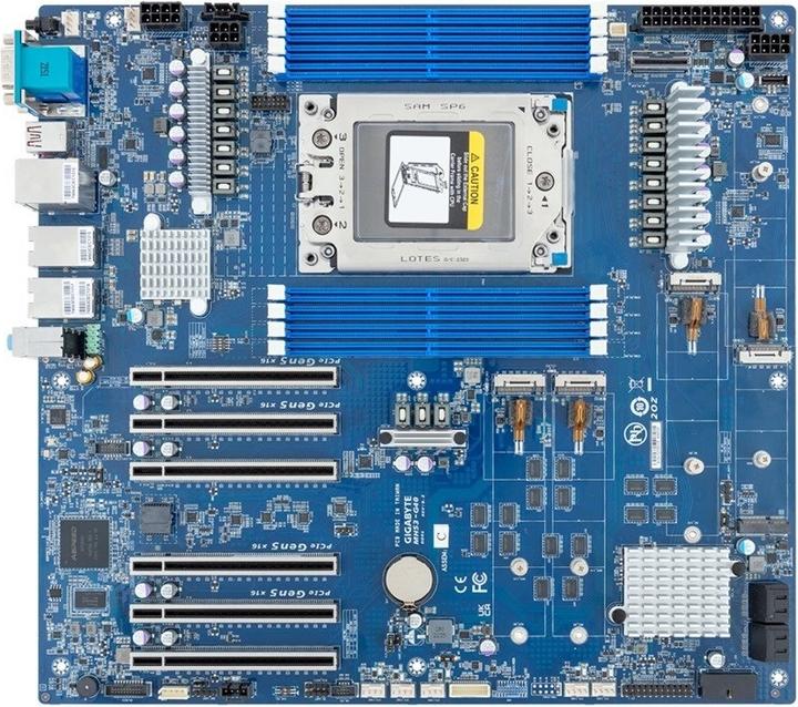Actual product image Gigabyte Płyta główna MH53-G40 1x sTR5 AMD ryzen Threadripper PRO 7000 WRX90 (8X DIMM 4x SATA 1x M (sTR5, AMD WRX90, ATX)