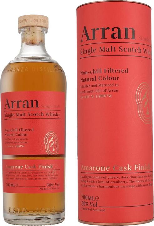 Immagine prodotto Arran Distillery Amarone (Single Malt, Whisky scozzese, 1 x 70 cl)