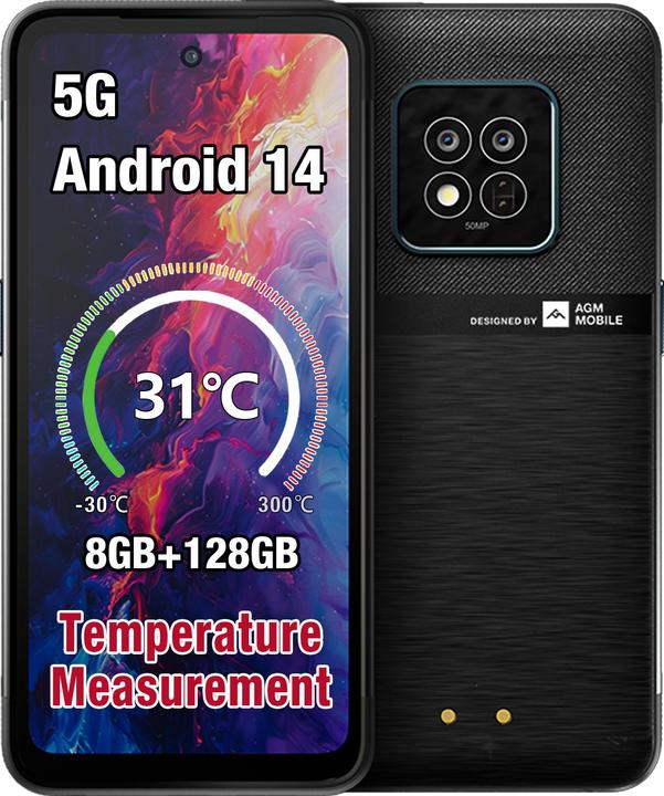 Actual product image AGM X6 Phantom 5G 8/128, tr (128 GB, Ghost, 6.78", Dual SIM, 50 Mpx, 5G)