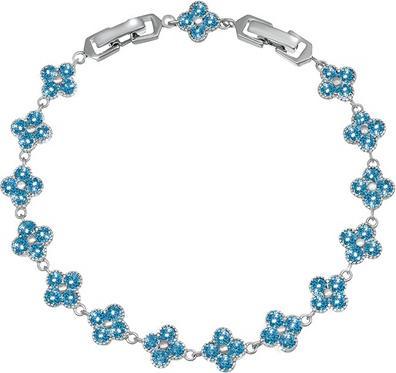 Crystalp Matching earrings with blue crystals 42295.BLU. E