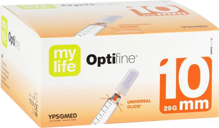Actual product image Mylife Optifine 10 pen needles 0.33x10mm, 100 pcs KAN