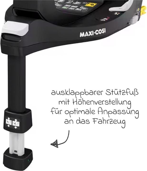 Actual product image Maxi-Cosi Babyschalen 3in1 Babyschale & Reboarder-Set FamilyFix (Reboarder, ECE R129/i-Size Standard)