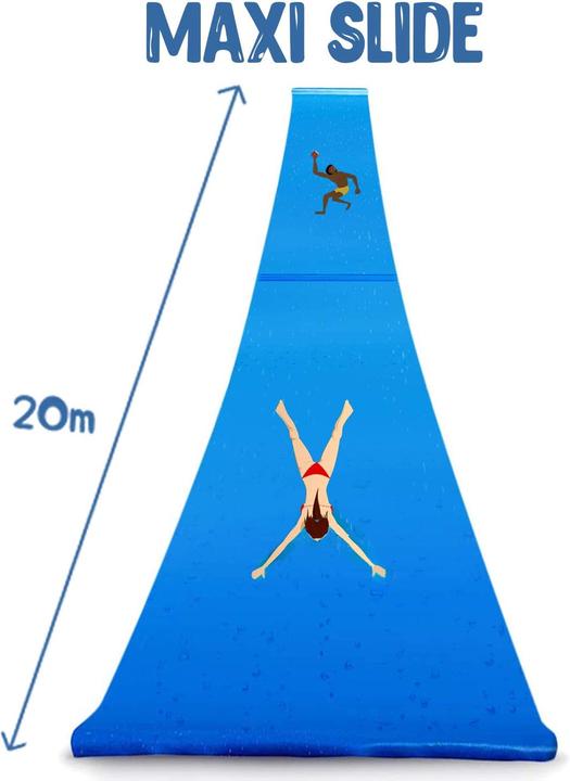 Actual product image Original Cup 2 Slip'n Slide - Riesige Wasserrutschmatte (20 Meter) (20 m)