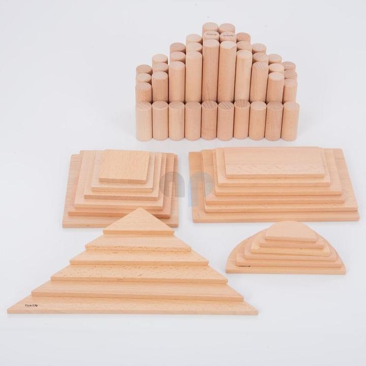 Image du produit TickiT Ensemble de 40 colonnes en bois rondes