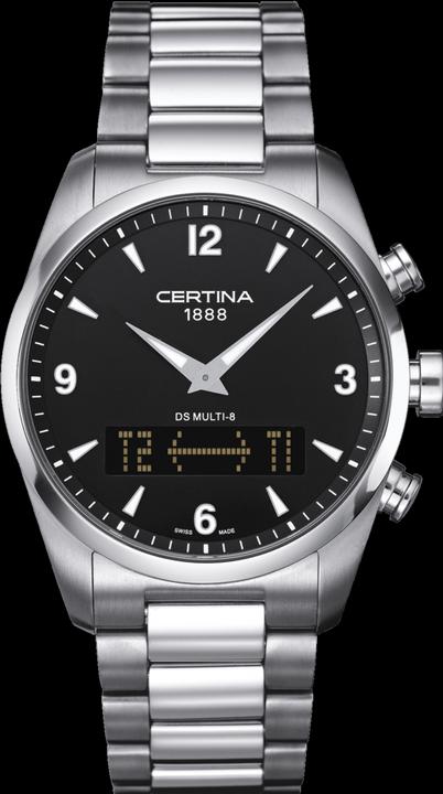 Certina DS Multi-8 (Orologio digitale, Orologio da polso analogico, Fatto in Svizzera, 42 mm)