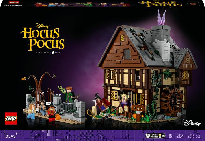 Produktbild LEGO Disney Hocus Pocus: The Sanderson Sisters' Cottage (21341, LEGO Ideas, LEGO Seltene Sets)