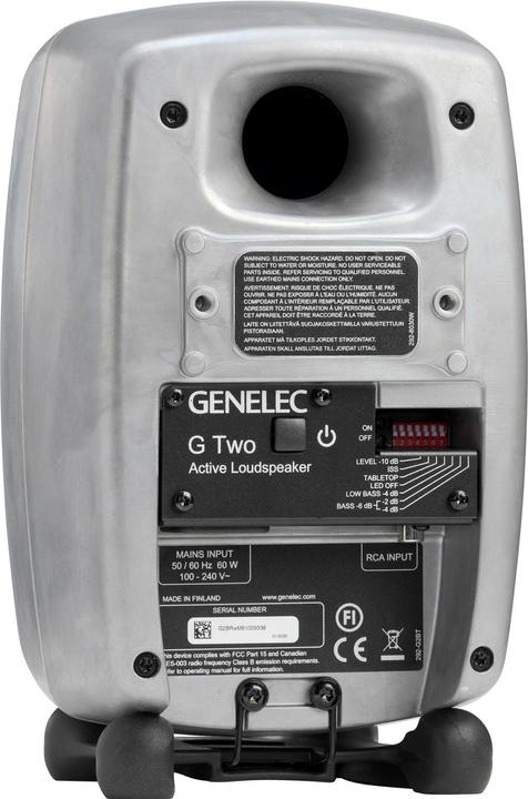 Immagine prodotto Genelec Studio Monitor G Two - 50 Watt, alluminio grezzo (Attivo, 1 pz.)