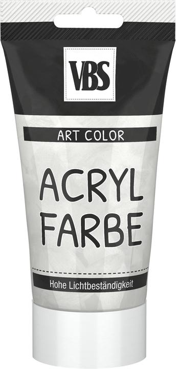 Produktbild VBS Acrylfarbe, 75 ml (Silber, 75 ml)