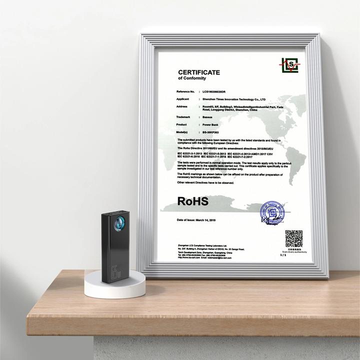 Immagine prodotto Baseus Serie Xiaobai (30000 mAh, 65 W, 111 Wh)