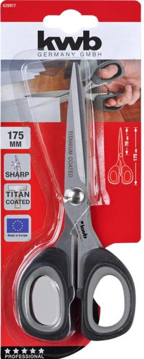 Actual product image kwb 020917 Universal scissors (17.50 cm)