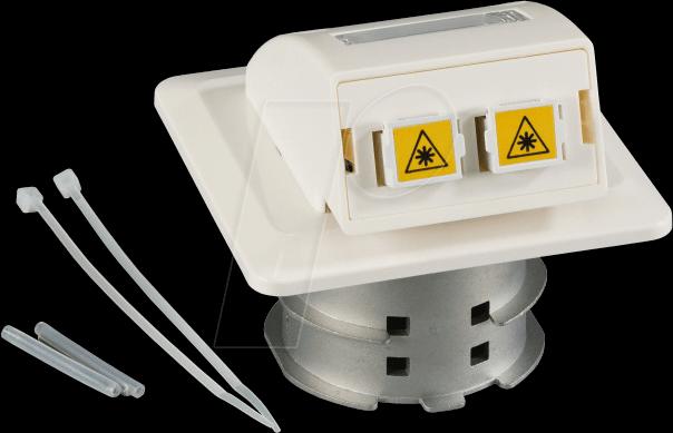 Produktbild EFB Elektronik FTTH-OUTLET-LC-OM3 Steckdose LC-D Weiss