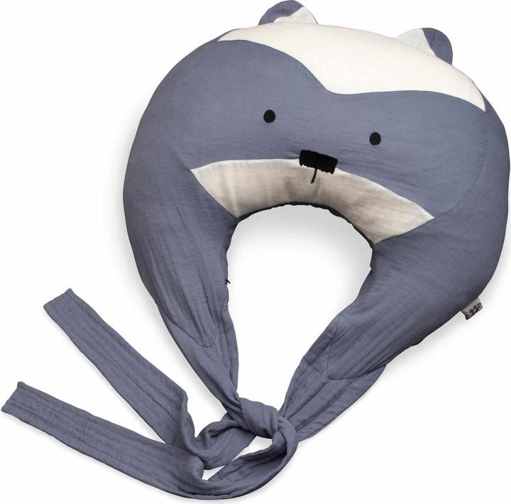 Image du produit Sebra Coussin d'allaitement, Rebel le raton laveur (53 cm)