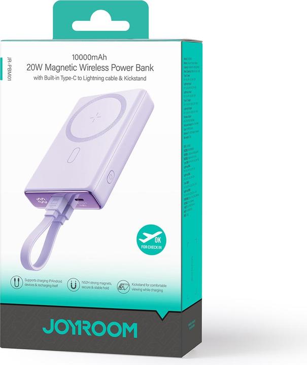 Immagine prodotto Joyroom JR-PBM01 (10000 mAh, 20 W, 38.50 Wh)