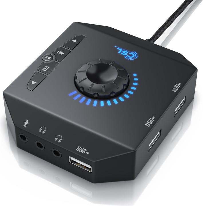 CSL external USB sound card (USB 2.0)