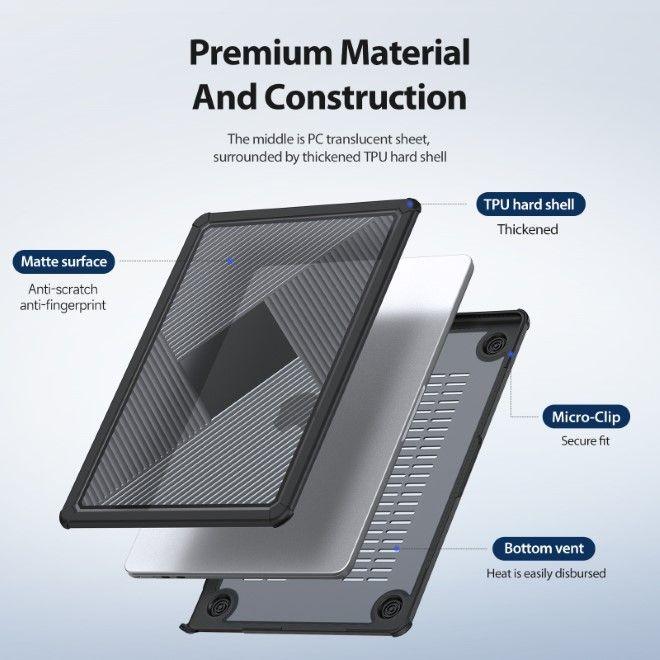 Actual product image Dux Ducis LCGH Protective Hard Case Series (13", Apple)