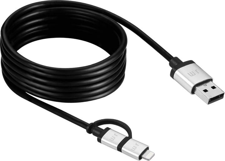 Actual product image Just Mobile AluCable Duo (1.50 m, USB 3.2 Gen 1)