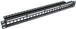 Produktbild 24 Port Keystone-jack patchpanel without connectors. Number of sockets: 24 24 port keystone panel