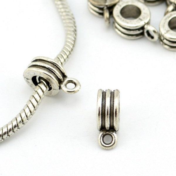 Hermex Verbindungsstück für Charms - Silbrig (Kupferlegierung)