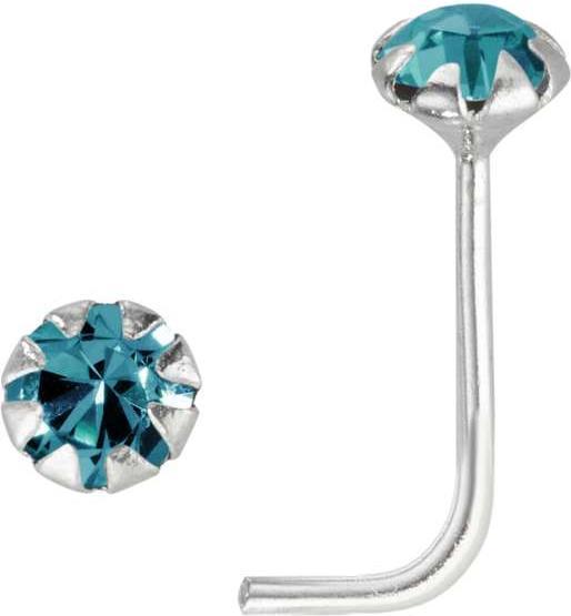 Bijouteria Nasenpiercing (Kristall, Silber 925)