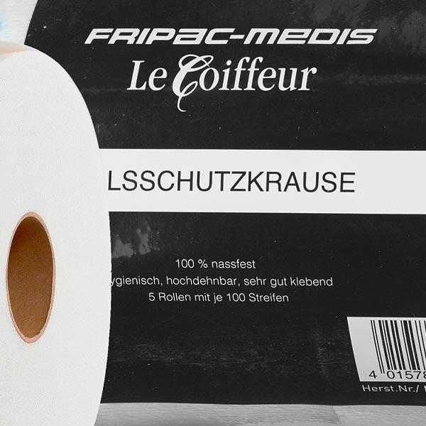 Produktbild Le Coiffeur Halskrepprollen 5 Rollen zu 100 Streifen (Weiss)