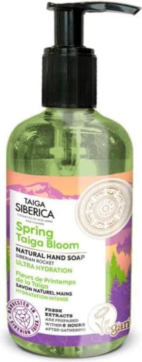 Natura Siberica Spring Taiga Bloom Jabon De Manos Natural 300ml (Handseife Nachfüllpackung, 300 ml)