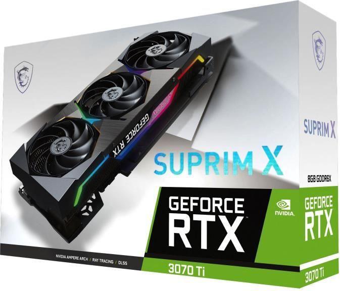 Image du produit MSI GeForce RTX 3070 Ti Suprim X 8G (8 Go)