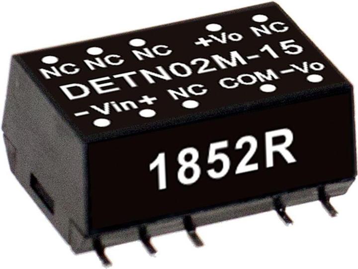 MeanWell SMDDC/DC Converter Modules DETN02 Series SMD Case Dual Output 1