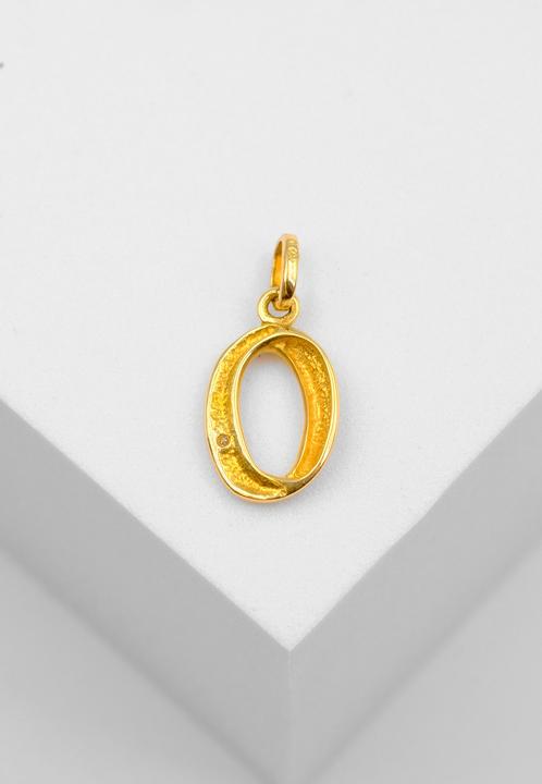 Image du produit Muau Lettre (Or blanc, Or jaune, Or rose ou argent)